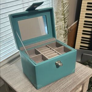 Teal Jewelry Organizer Box
